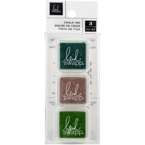 Heidi Swapp Art Walk Mini Chalk Ink Pads 3 Stk.