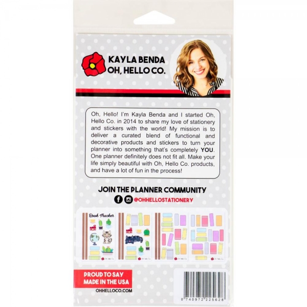 Oh. Hello Co. Planner Stickers - Build A Bookshelf