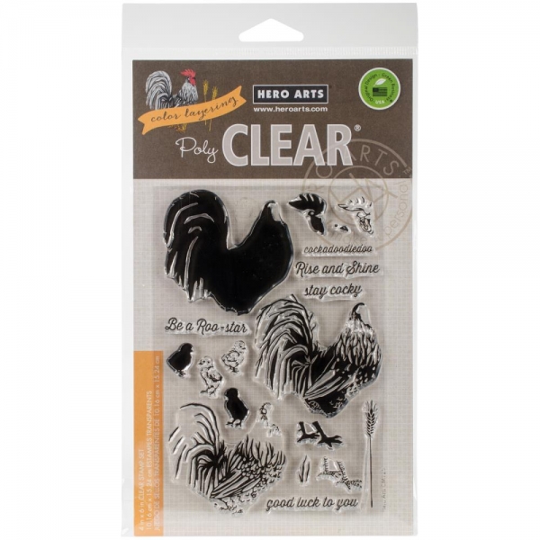 Hero Arts Clearstamps - Color Layering Rooster