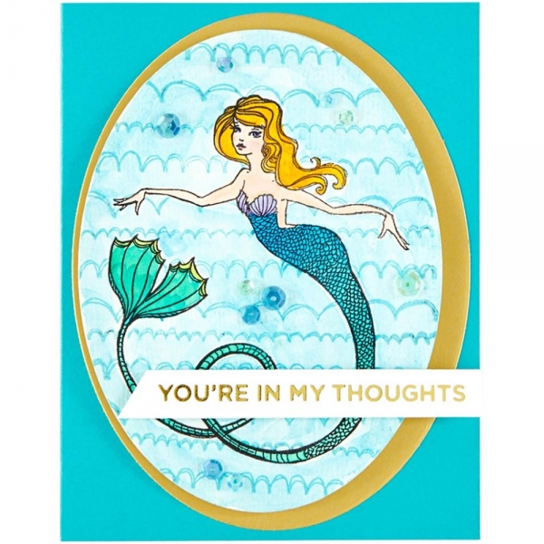 Jane Davenport Clear Stamps - Glorius Mermaid