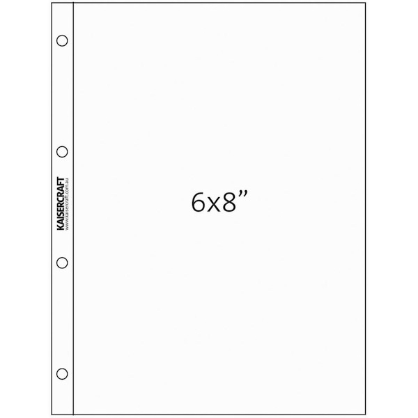 Kaisercraft Captured Moments - 6" x 8" Pocket Pages - Pack 1