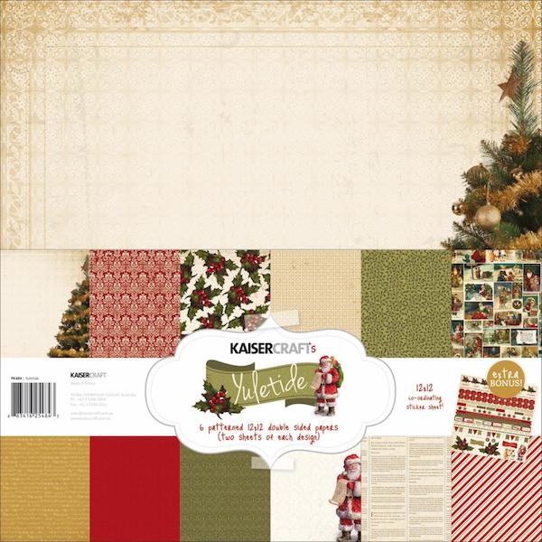 Kaisercraft Paper Pack - Yuletide 12" x 12"