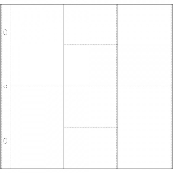 Kaiser Craft Captured Moments - 12" x 12" Multi Pocket Pages - Pack 4