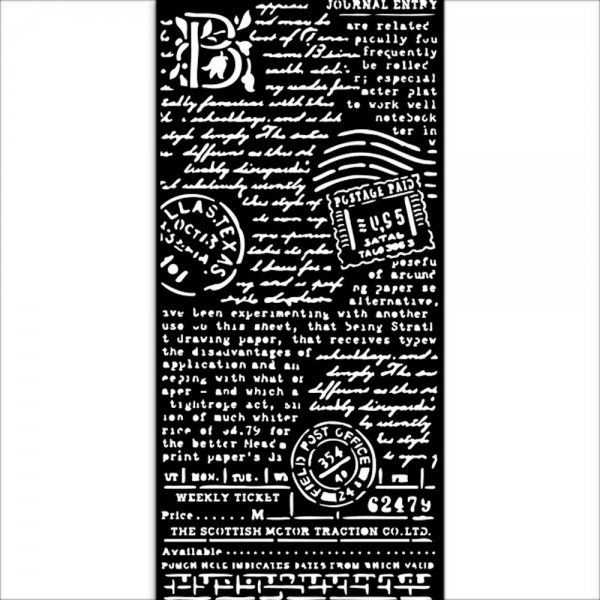 Stamperia Stencil - Postcard