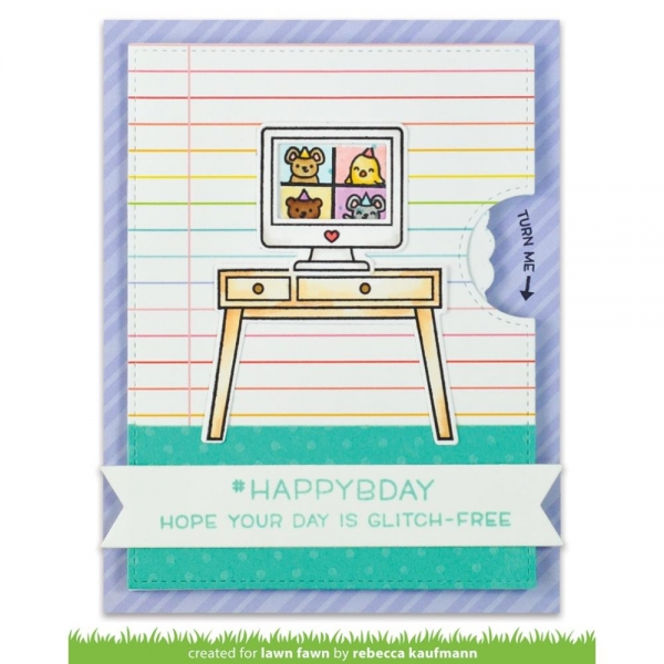 Lawn Fawn Clear Stamps - Virtual Friends