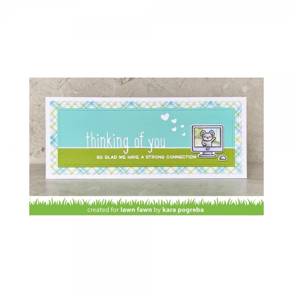 Lawn Fawn Clear Stamps - Virtual Friends