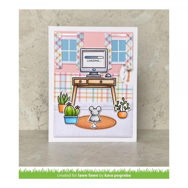 Lawn Fawn Clear Stamps - Virtual Friends