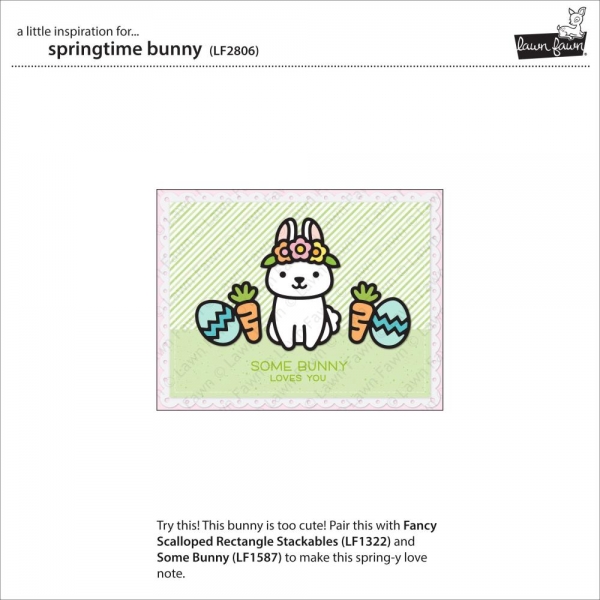Lawn Fawn Die - Springtime Bunny
