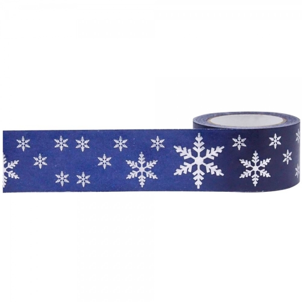 Little B Foil Tape - Snowflake Silver