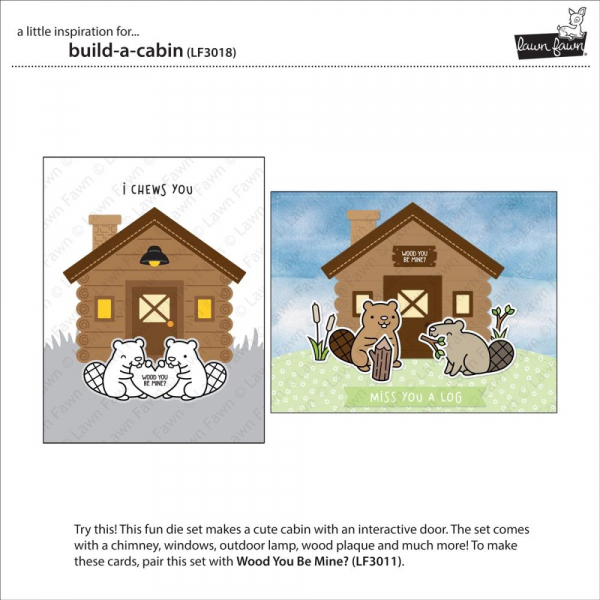 Lawn Fawn Die - Build-A-Cabin