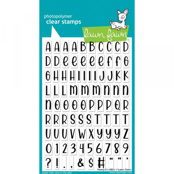 Lawn Fawn Clear Stamps - Henry Jr.'s ABC's