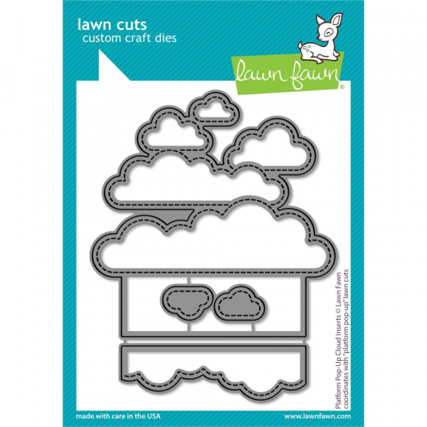 Lawn Fawn Die - Platform Pop-Up Cloud Inserts