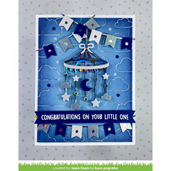 Lawn Fawn Die - Moon and Stars Mobile