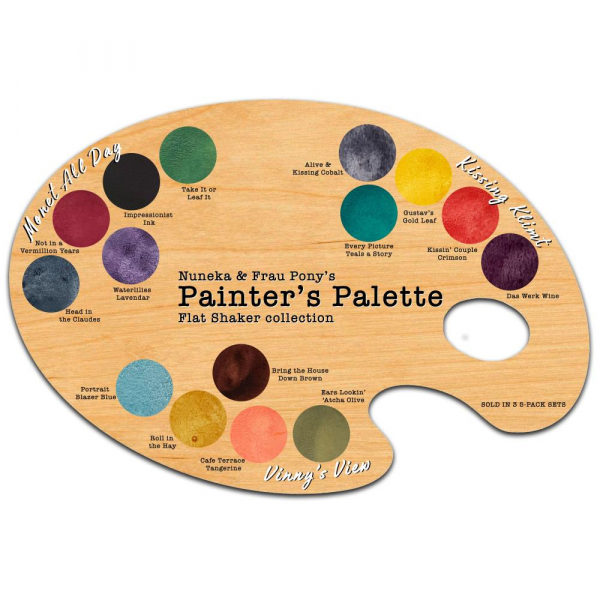 Lindy's Stamp Gang - flat MAGICAL SHAKER SET - Kissin' Klimt