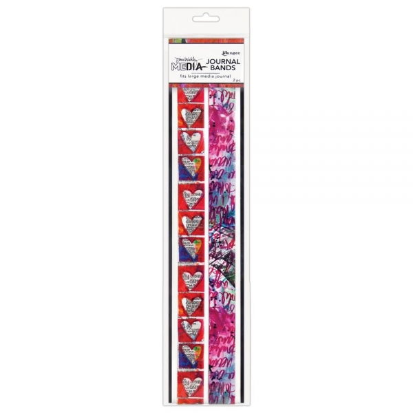 Dina Wakley Media Printed Journal Bands - Large