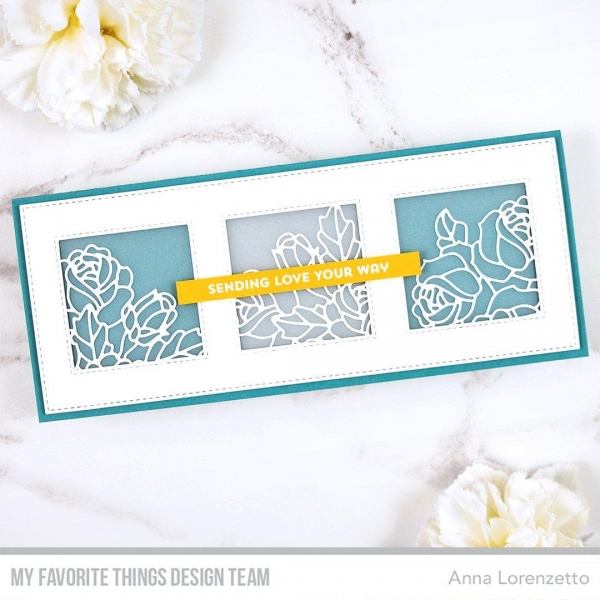 Die-namics - Slimline Stitched Square Trio