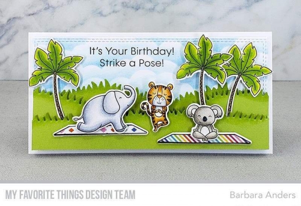 Die-namics - Mini Slimline Double Stitched Rectangle STAX