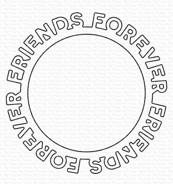Die-namics - Friends Forever Circle Frame *limitiert*