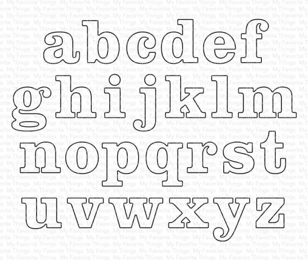 Die-namics - Modern Serif Alphabet