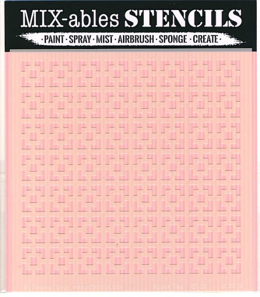 MFT - 6" x 6" Schablone - Square Tiles*limitiert*