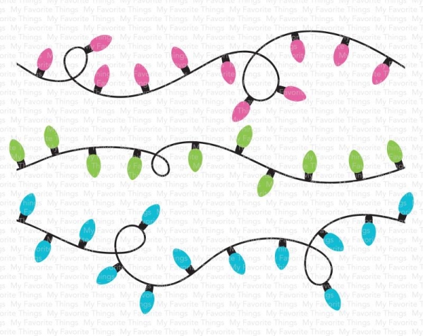 MFT - Party Lights ( Stamps & Die)