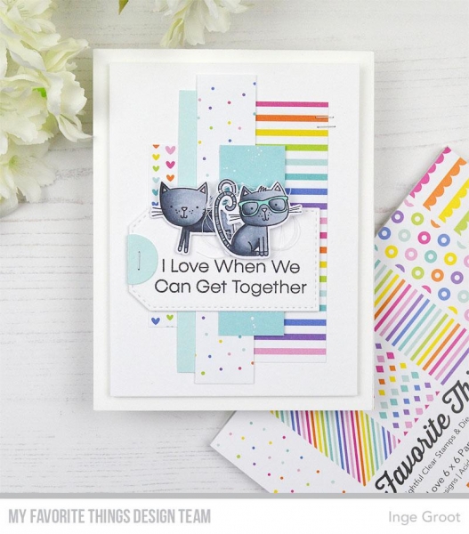 MFT Design Papier 6" x 6" - Rainbow Love
