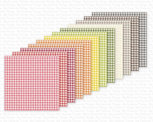 MFT Design Papier 6" x 6" - Falling for Houndstooth