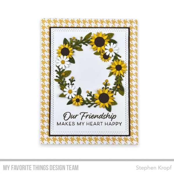 MFT Design Papier 6" x 6" - Falling for Houndstooth