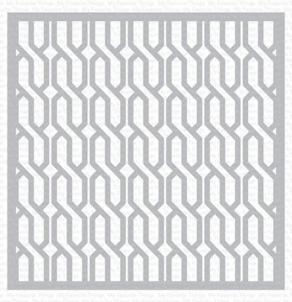 MFT - 6" x 6" Schablone - Stencil Cable-Knit Sweater