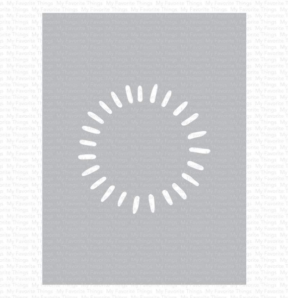 MFT - 6" x 6" Schablone - Confetti All Around