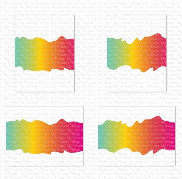 MFT - 6" x 6" Schablone - Watercolor Wash 