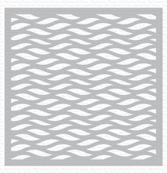 MFT - 6" x 6" Schablone - Wavy Lines