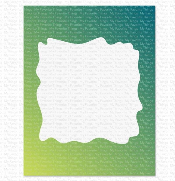 MFT - 6" x 6" Schablone - Stencil Watercolor Wash Square