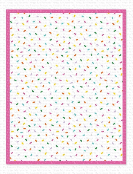 MFT - 6" x 6" Schablone - Cue the Confetti Stencil