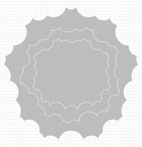 MFT - 6" x 6" Scene Stencil - Through the Clouds