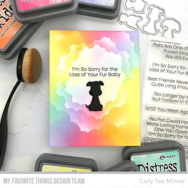 MFT - 6" x 6" Scene Stencil - Through the Clouds