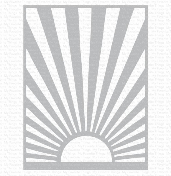 MFT - 6" x 6" Scene Stencil - Sunny Rays
