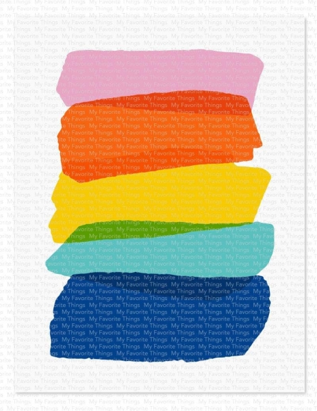 MFT - 4" x 9" Scene Stencil - Paint Strokes