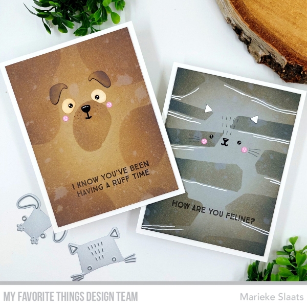 MFT - 4" x 9" Scene Stencil - Paint Strokes