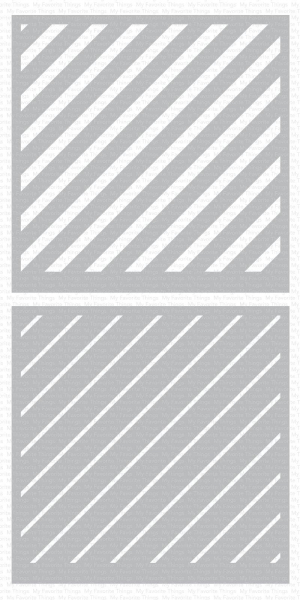 MFT - 6" x 6" Scene Stencil - Plaid Builder