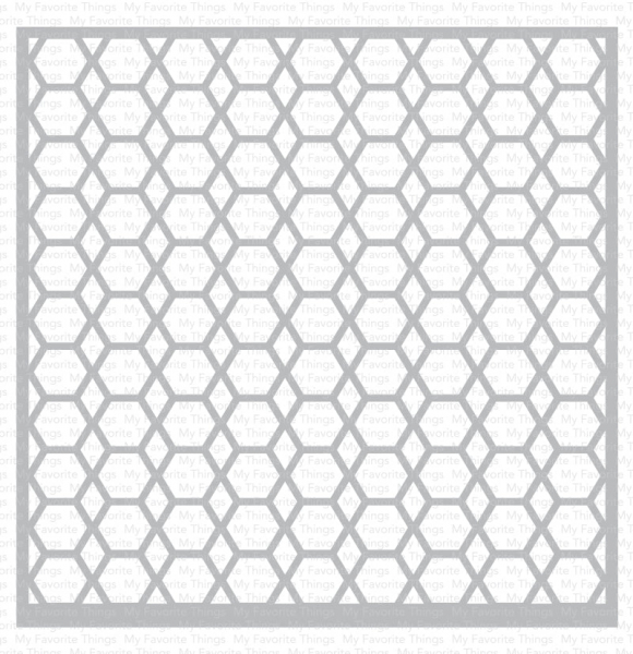 MFT - 6" x 6" Scene Stencil - Geometric Mosaic