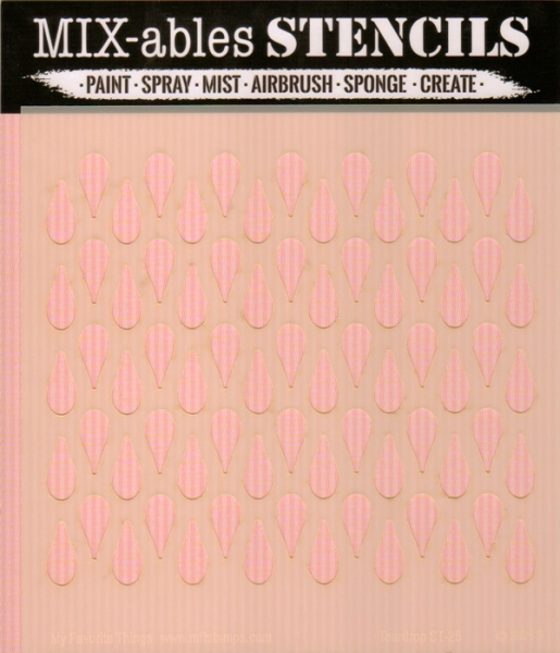 MFT - 6" x 6" Schablone - Teardrop*limitiert*