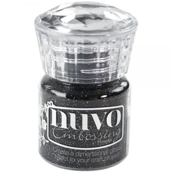 Nuvo Embossing Powder - Glitter Noir 