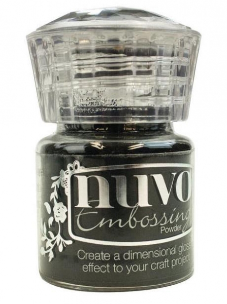 Nuvo Embossing Powder - Jet Black 