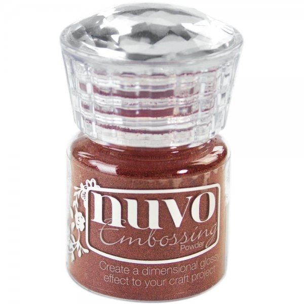 Nuvo Embossing Powder - Crimson Gloss 