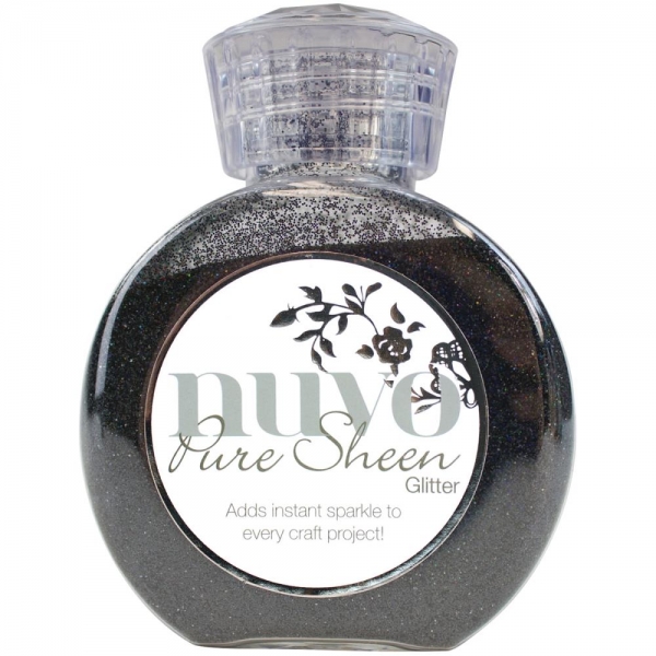 Nuvo Pure Sheen Glitter - Charcoal