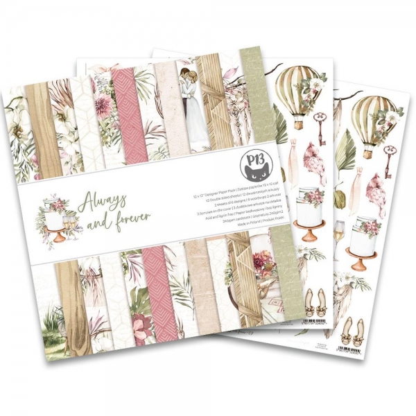 P13 Paper Pad - Always and forever 12" x 12"