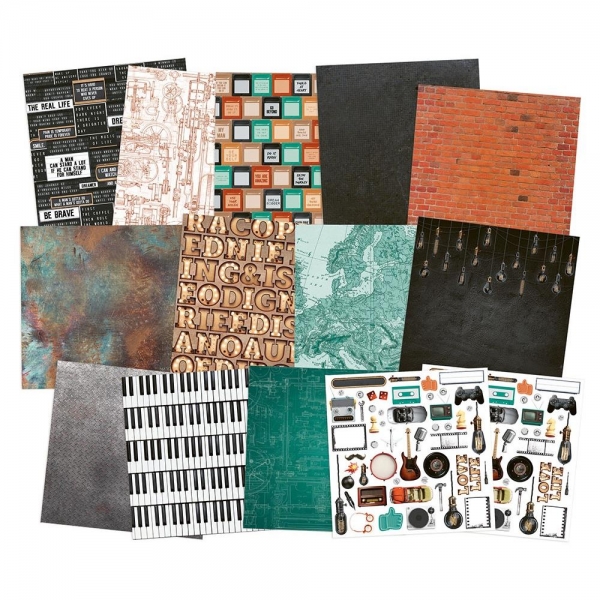 P13 Paper Pad - Free Spirit 12" x 12"