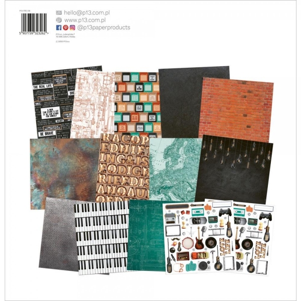 P13 Paper Pad - Free Spirit 12" x 12"