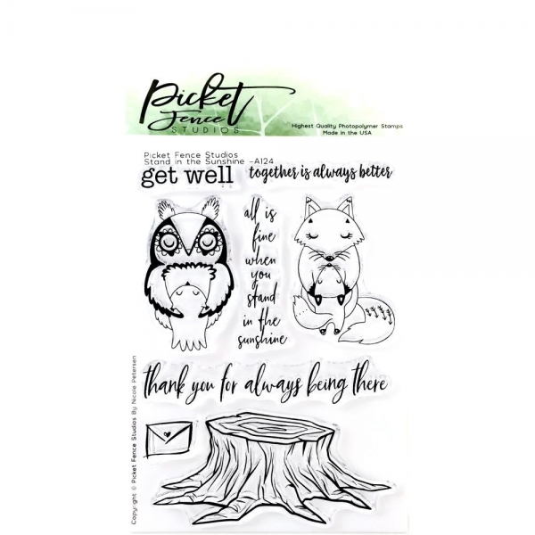 Picket Fence Clear Stamps - Stand in the Sunshine